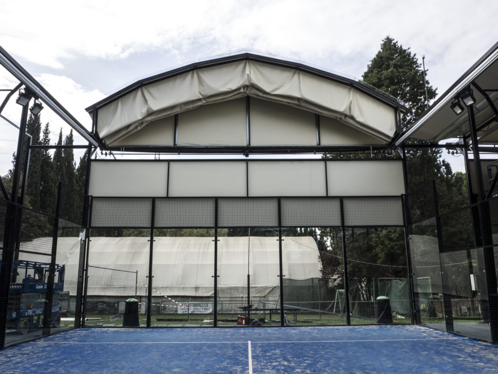 copertura padel davanti