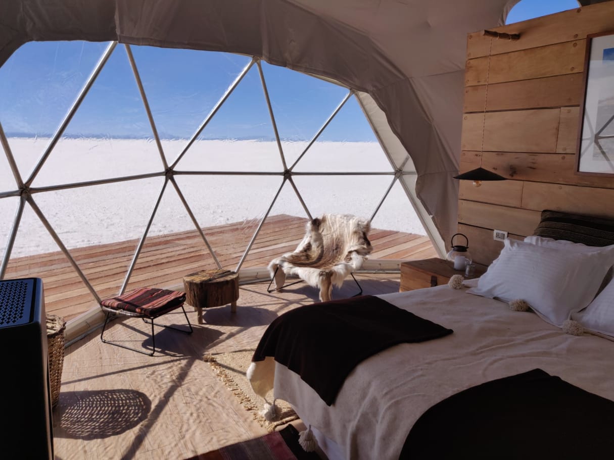 glamping in cupola geodetica