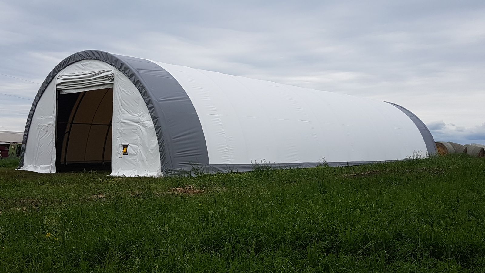 Tunnel Agricolo arco arrotondato AmarantoIdea