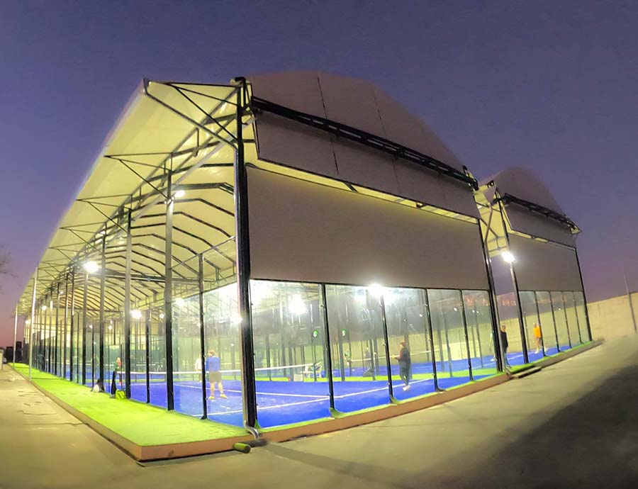 illuminazione padel