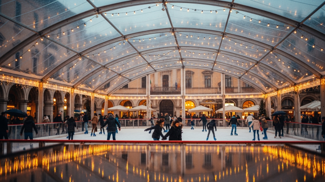 Piste di Ghiaccio e Maltempo: Come le Tendostrutture Salvano i Tuoi Incassi nelle Piazze Italiane